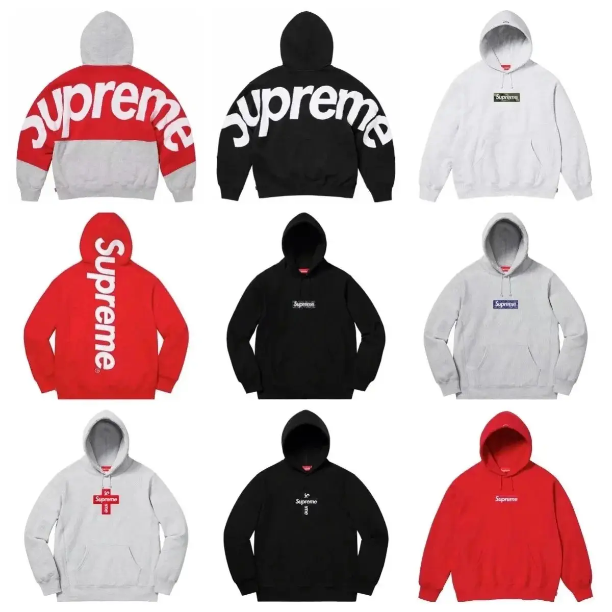 Supreme Box Logo/Wordmark Hoodie [32 styles]